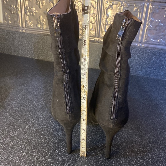 Journee Collection Markie Back Heel Zip Stiletto Booties Size 11 - Picture 11 of 11